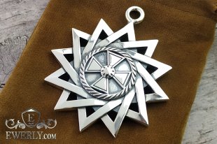 Big men's pendant of  silver, фото